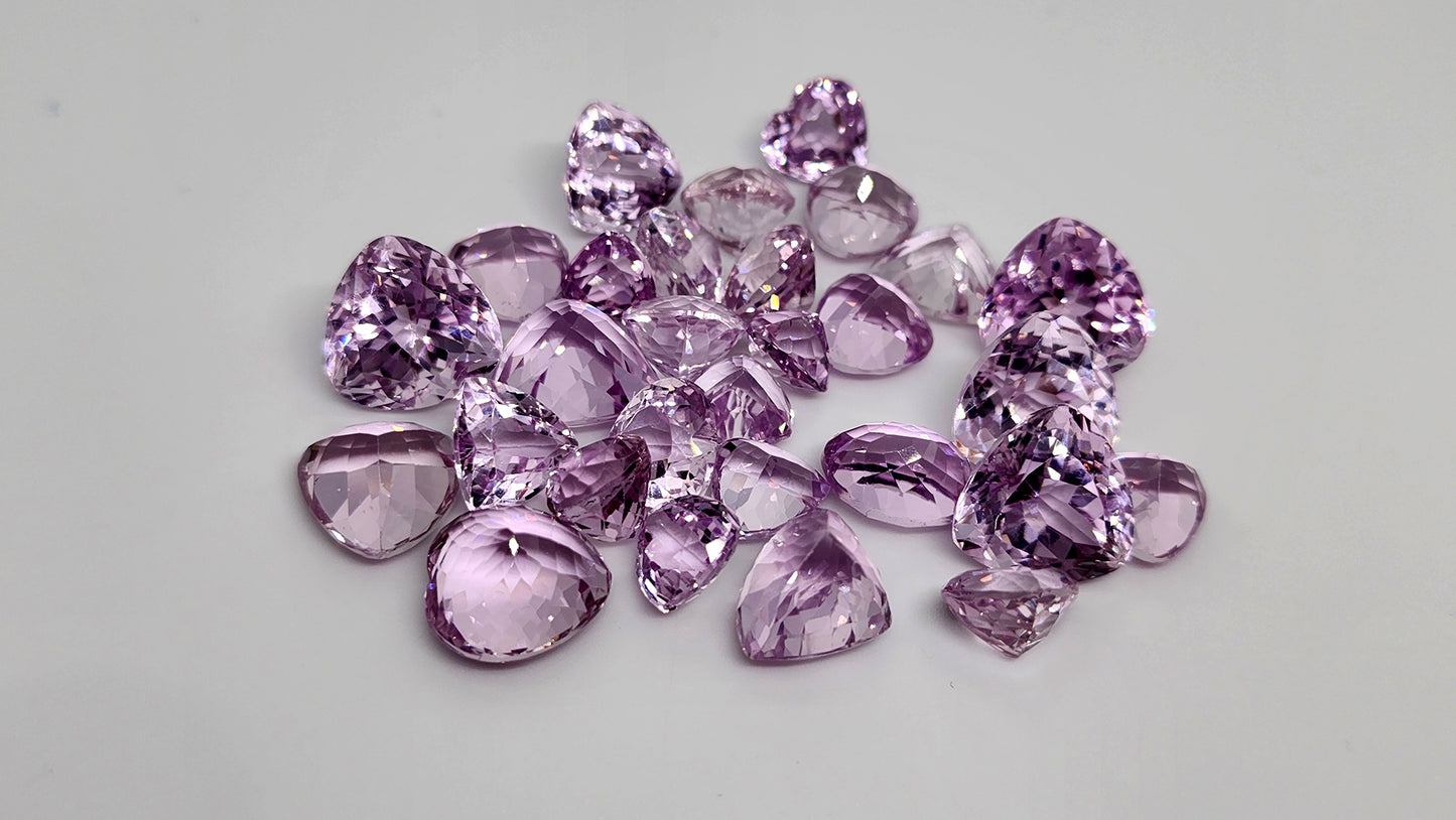 122 Carat Natural Pink Kunzite Gemstone Lot