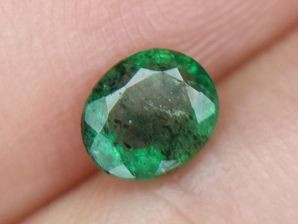 0,68 ct natürliche Smaragd-Edelsteine igczm139