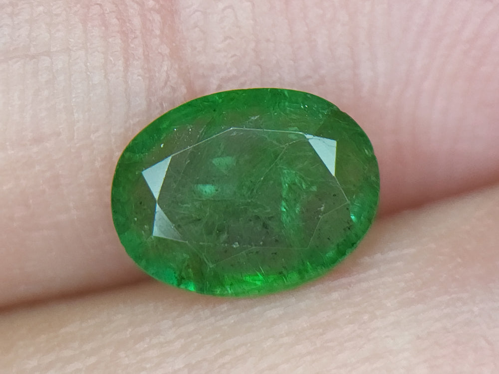 1.38ct natural emerald gemstones igczm15 - imaangems