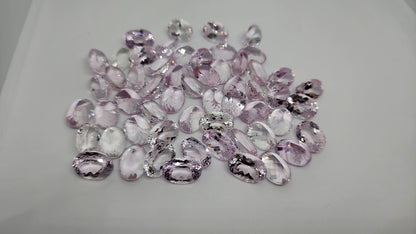 427 Carat Natural Pink Kunzite Calibrated oval cut lot