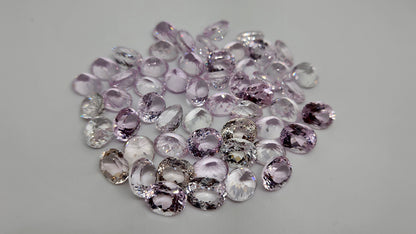 257 Carat Natural Pink Kunzite Calibrated oval cut lot