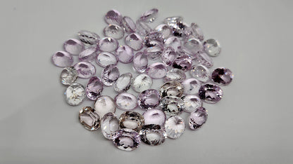 257 Carat Natural Pink Kunzite Calibrated oval cut lot