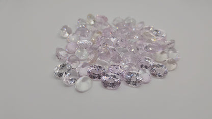 235 Carat Natural Pink Kunzite Calibrated oval cut lot