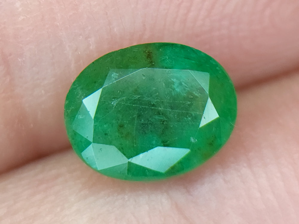 1.61ct natural emerald gemstones igczm26 - imaangems