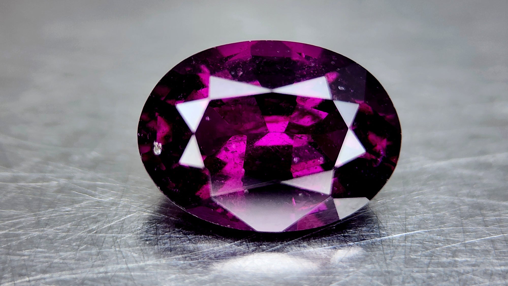 3 Carat Natural Grape Malai Garnet Gemstone IGCMGP72