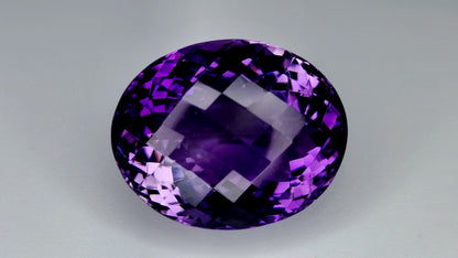 24.75Carats Natural Amethyst Gemstone IGCAma42